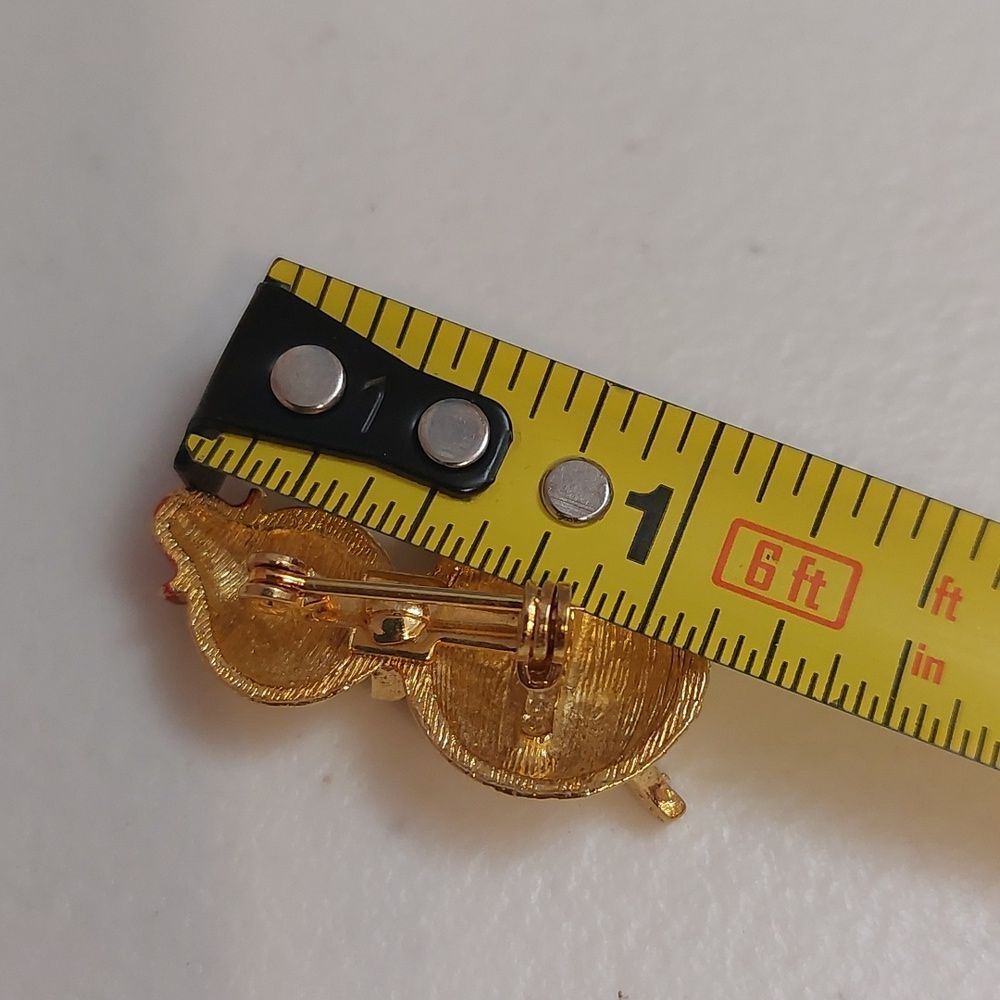 Vintage Gerry's Small Snowman Christmas Brooch Pin - Picture 4 of 4
